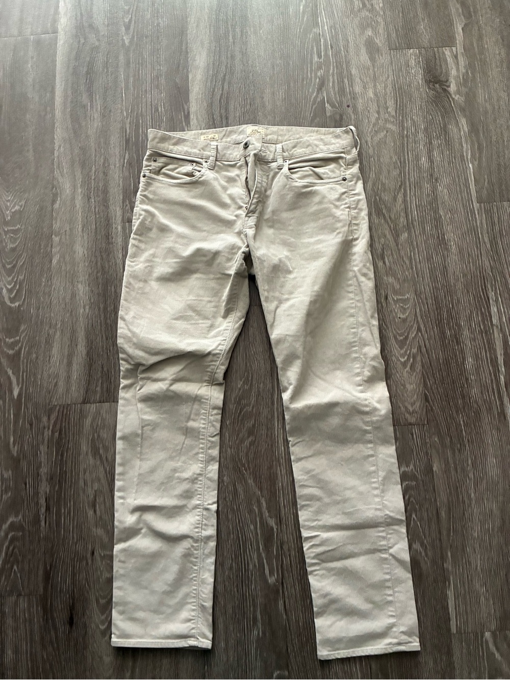 J Crew men’s straight leg khaki corduroy pants